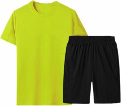 Summer Men's Tracksuit T-Shirt Shorts Suit Sports Two Piece Sets Jogging Short Sleeve Sweatpants