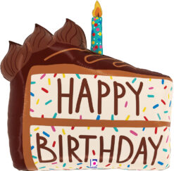 Birthday Celebration Chocolate Slice Balloon