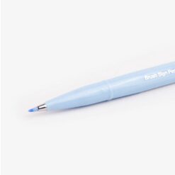 Touch Sign Brush Tip Pen Gray Blue