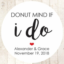 donut-wedding-favors-donut-mind-if-i-do-stickers-rustic-wedding-favors-bridal-shower-favors-personalized-stickers-set-of-24