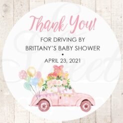 Baby Shower Favor Sticker Labels Set of 24